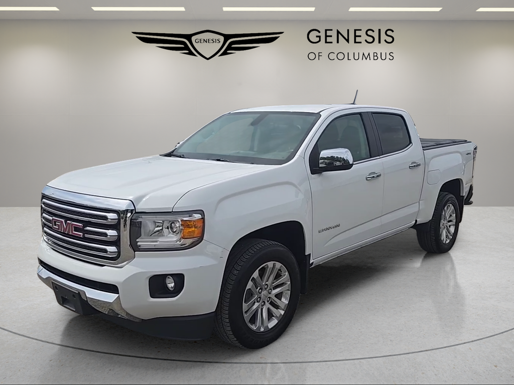 Summit White 2018 GMC Canyon Pickup Truck Four-Wheel Drive 8-Speed Automatic