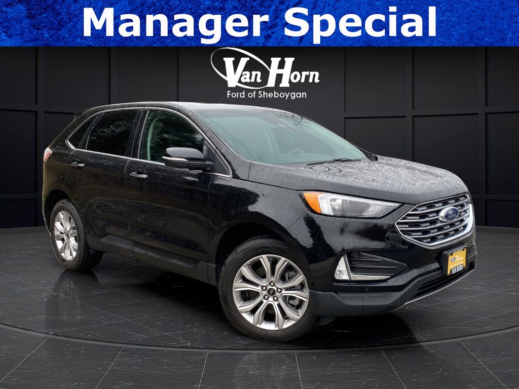 Agate Black Metallic 2024 Ford Edge SUV / Crossover All-Wheel Drive 8-Speed Automatic