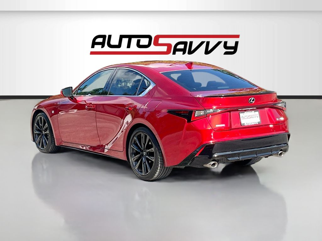 2021 Lexus IS 350 F SPORT Red at Emmons Autoplex