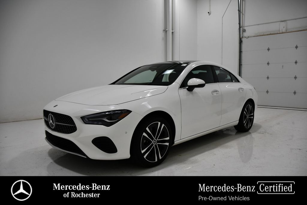 White 2026 Mercedes-Benz CLA Coupe All-Wheel Drive 8-Speed Dual Clutch