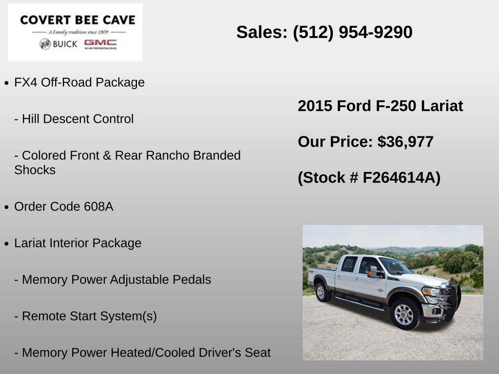 Used Car 2015 Ford F-250sd  For Sale Under $40,000 In Austin, Texas