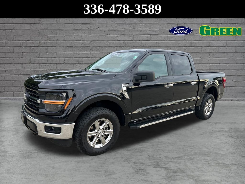 Agate Black Metallic 2025 Ford F-150 Pickup Truck Four-Wheel Drive Automatic