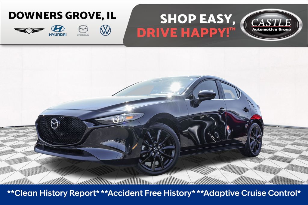 Jet Black Mica 2023 Mazda MAZDA3 2.5 S Premium Hatchback AWD Hatchback All-Wheel Drive 6-Speed Automatic
