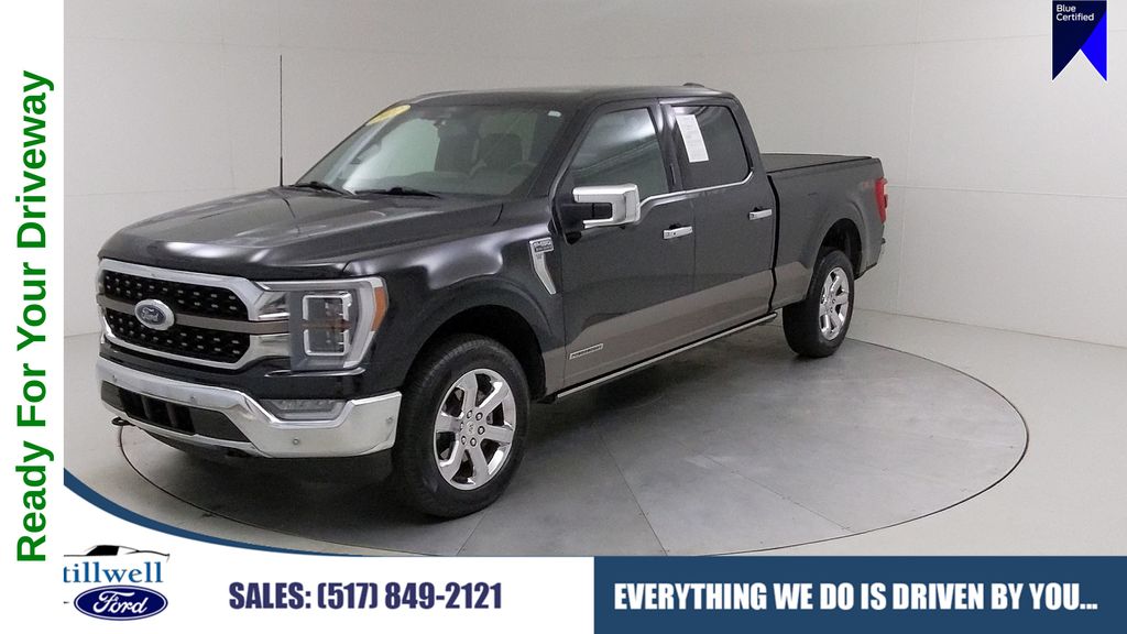 Agate Black Metallic 2022 Ford F-150 Pickup Truck Four-Wheel Drive Automatic