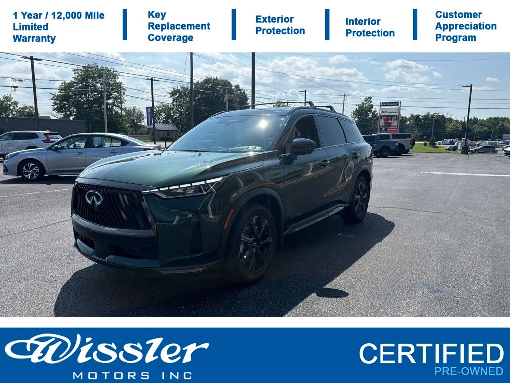 Deep Emerald/Black Obsidian 2026 INFINITI QX60 SUV / Crossover All-Wheel Drive 9-Speed Automatic