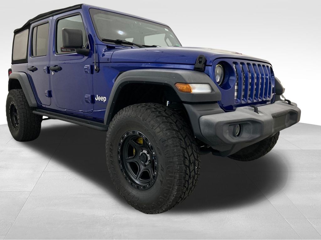 Used 2018 Blue Jeep Unlimited Sport S image 8
