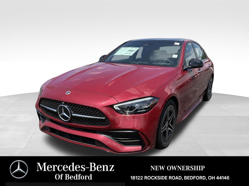 MANUFAKTUR Patagonia Red Metallic 2026 Mercedes-Benz C-Class Sedan All-Wheel Drive 9-Speed Automatic