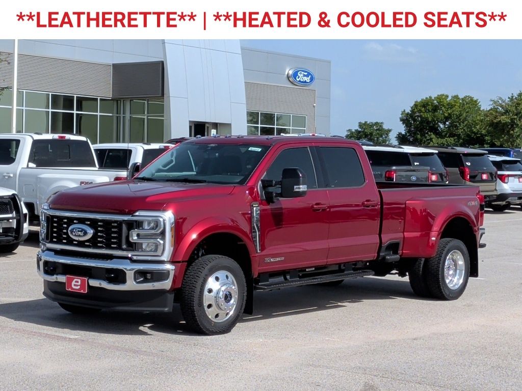 2026 Ford F-450SD Lariat Red at Texan Dodge Chrysler Jeep Ram