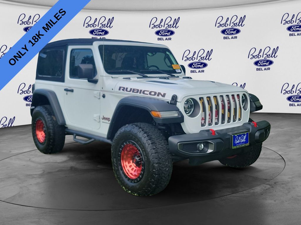 Bright White Clearcoat 2020 Jeep Wrangler SUV / Crossover Four-Wheel Drive 6-Speed Manual