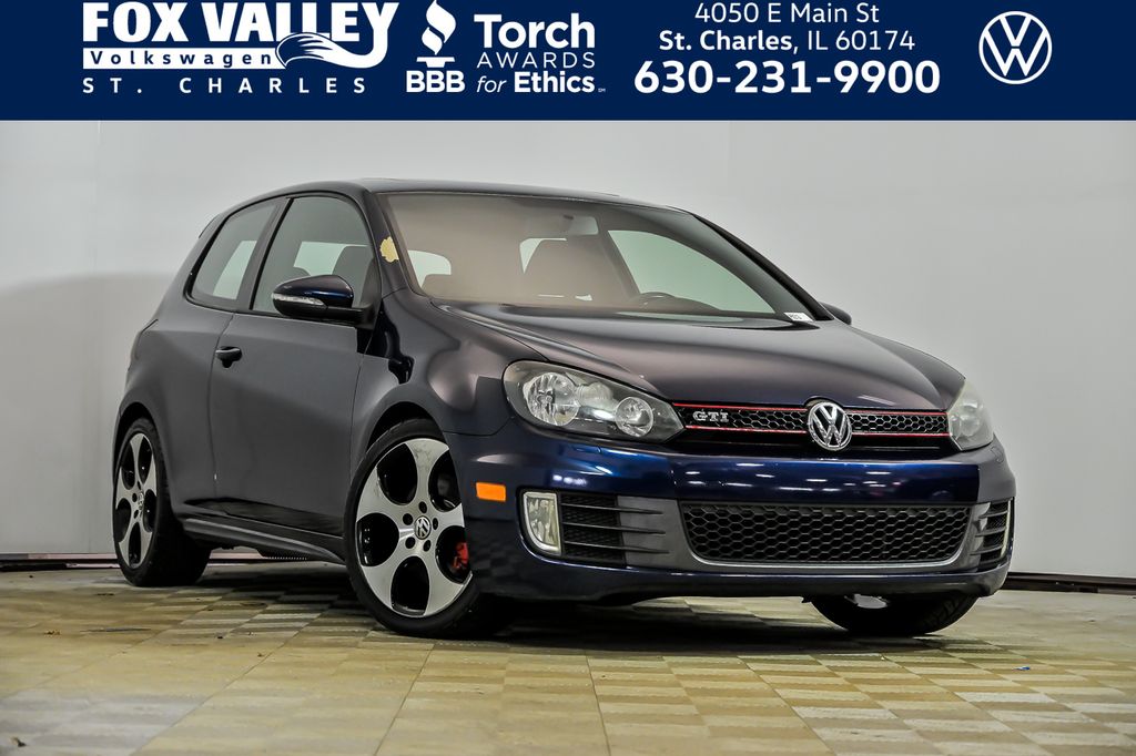 Shadow Blue Metallic 2011 Volkswagen Golf GTI 2.0T 2-Door FWD Hatchback Front-Wheel Drive 6-Speed Manual