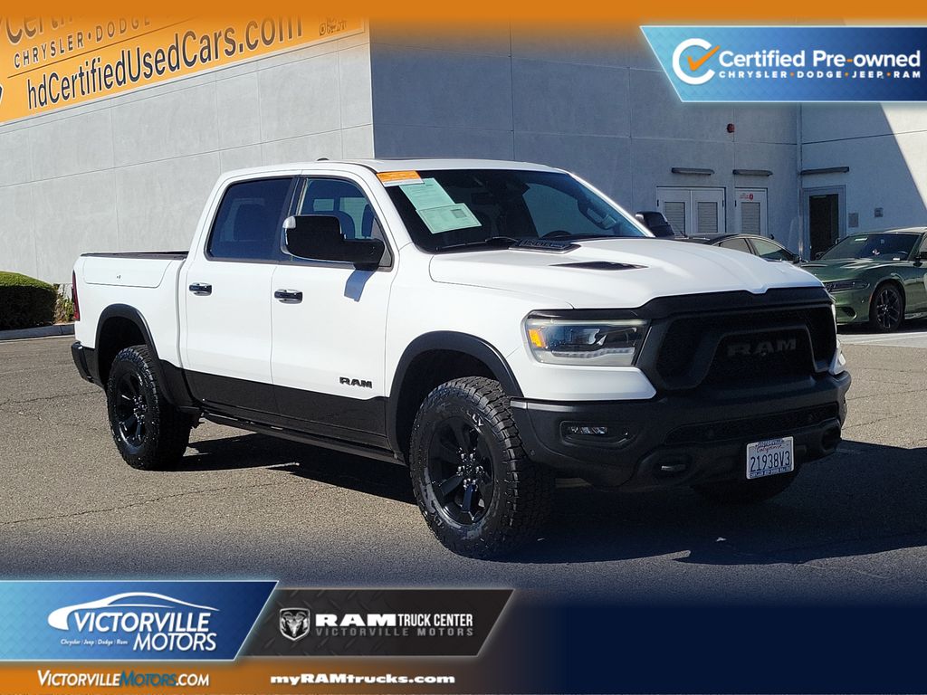 Bright White Clearcoat 2023 RAM 1500 Pickup Truck Four-Wheel Drive 8-Speed Automatic