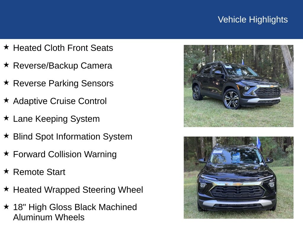 2025 Chevrolet Trailblazer FWD LT