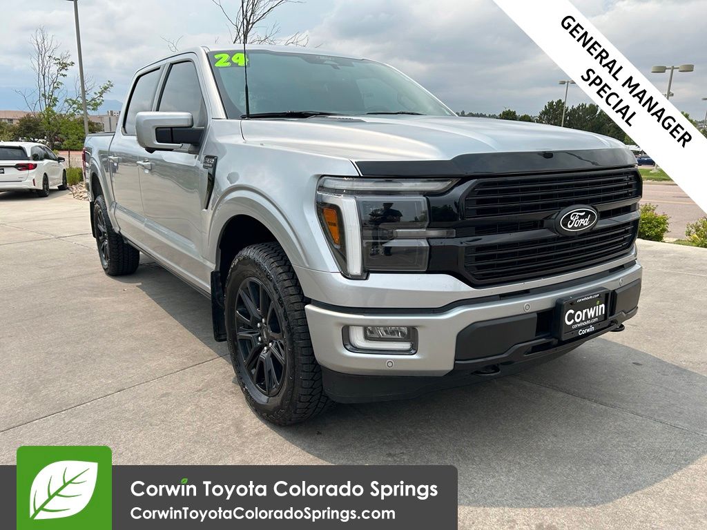 Silver Metallic 2024 Ford F-150 Pickup Truck Four-Wheel Drive Automatic