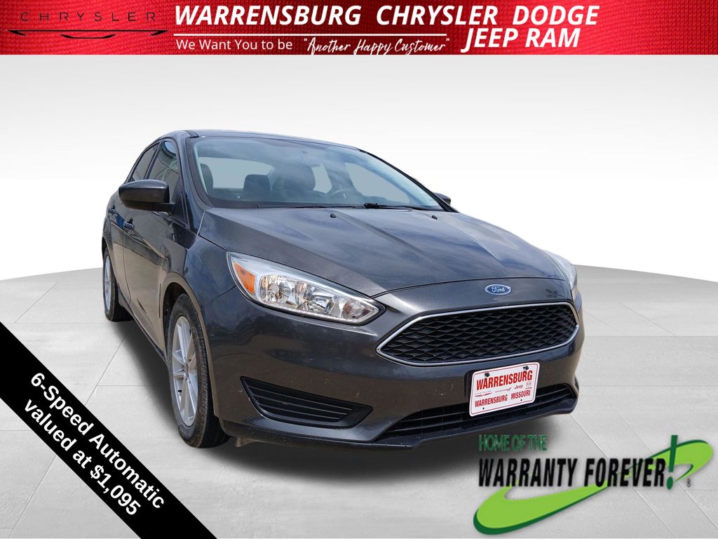 Gray (Magnetic) 2018 Ford Focus Sedan Front-Wheel Drive 6-Speed Automatic