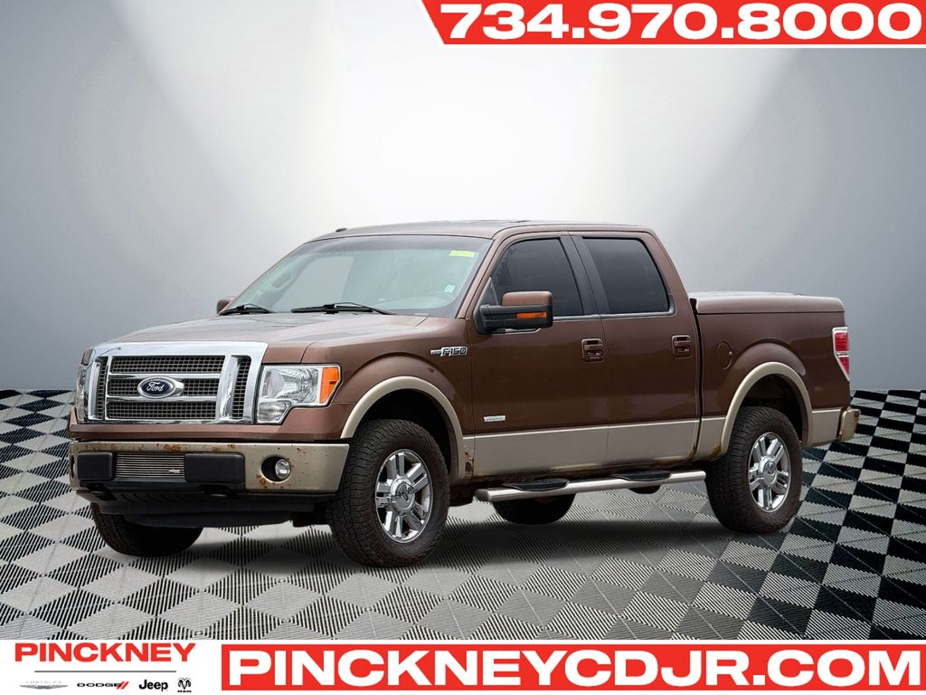 Brown 2012 Ford F-150 Pickup Truck Four-Wheel Drive 6-Speed Automatic