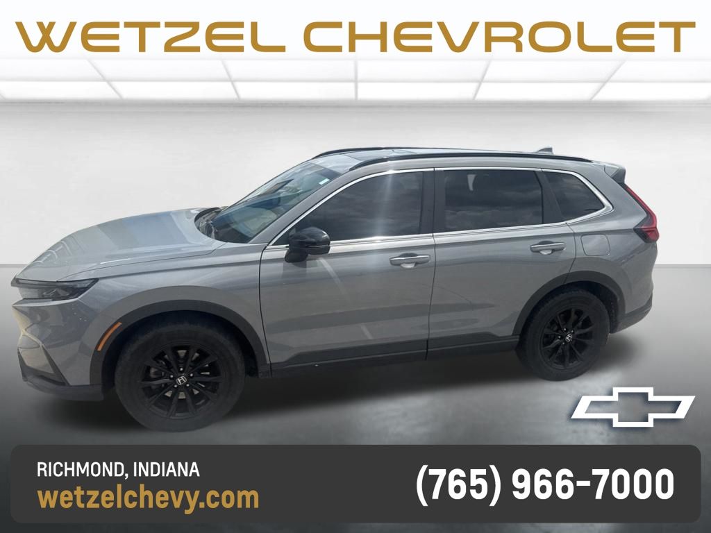 Urban Gray 2024 Honda CR-V Hybrid SUV / Crossover All-Wheel Drive Continuously Variable Transmission