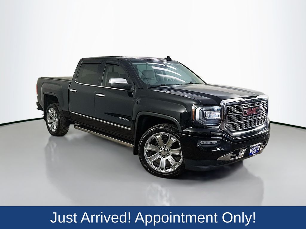 Black 2018 GMC Sierra 1500 Pickup Truck Four-Wheel Drive 8-Speed Automatic Overdrive