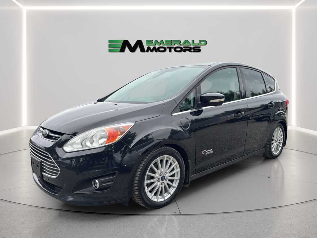 Black 2014 Ford C-Max Energi SEL FWD Wagon Front-Wheel Drive Continuously Variable Transmission