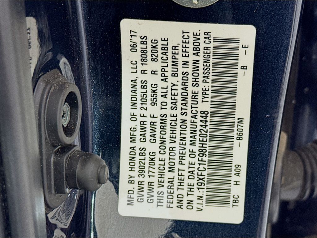 Used Car 2017 Honda Civic  Touring For Sale Under $25,000 In Austin, Texas