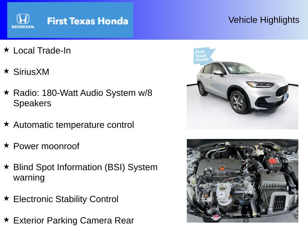 Used Car 2025 Honda Hr-v  Ex-l For Sale Under $30,000 In Austin, Texas