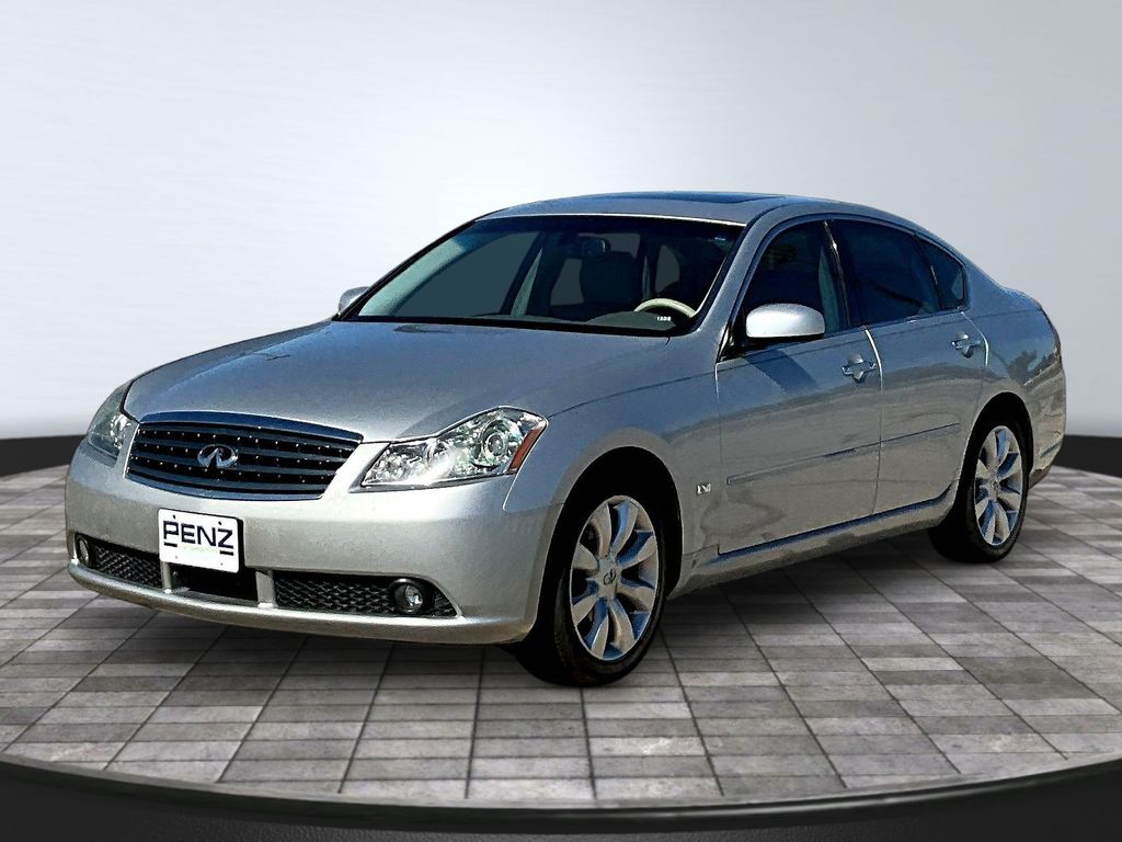 Gray (Liquid Platinum Metallic) 2006 INFINITI M35 Sedan Rear-Wheel Drive 5-Speed Automatic