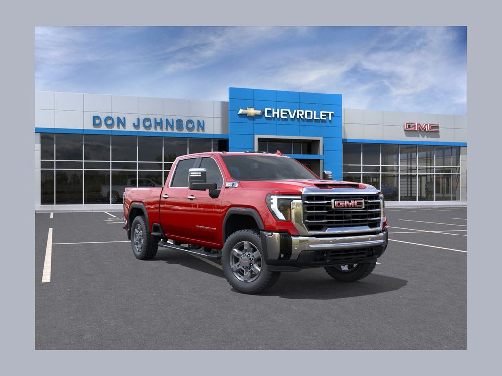 Volcanic Red Tintcoat 2026 GMC Sierra 3500HD Pickup Truck Four-Wheel Drive Automatic