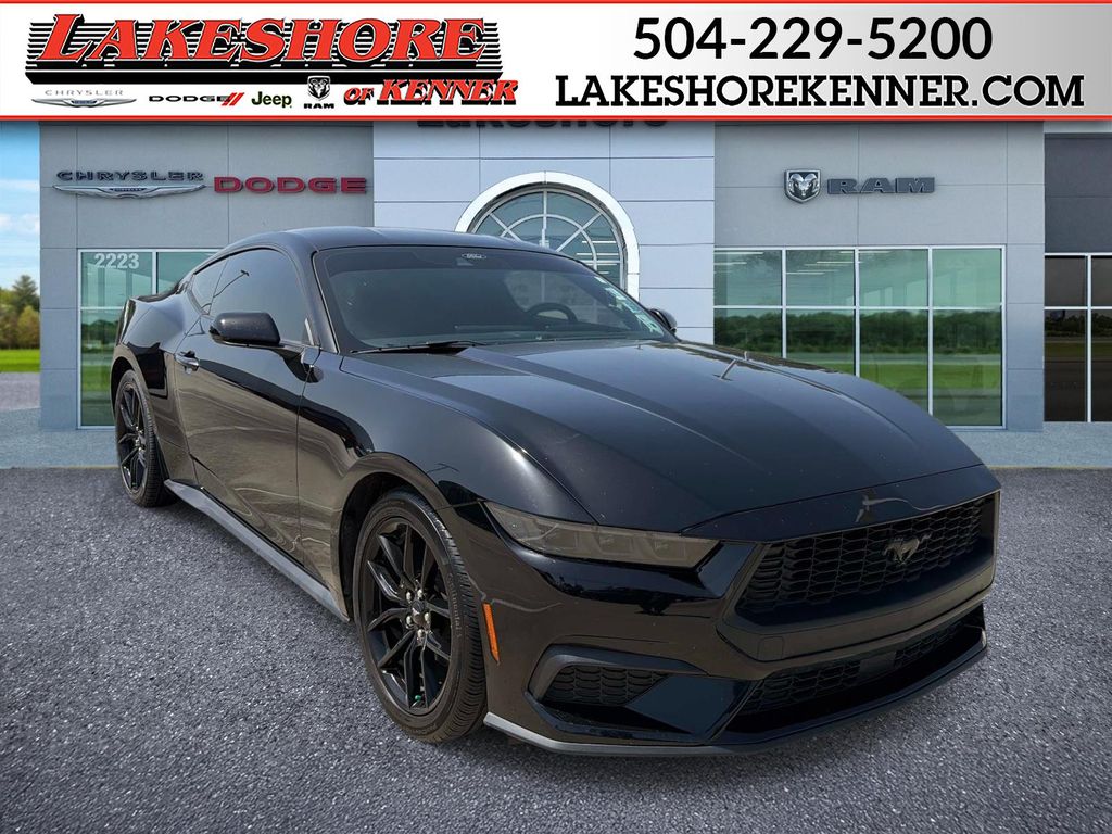 Shadow Black 2025 Ford Mustang Coupe Rear-Wheel Drive Automatic