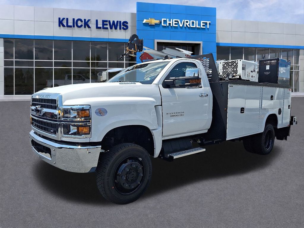 2024 Chevrolet Silverado 6500HD  White at Klick Lewis Buick Chevrolet