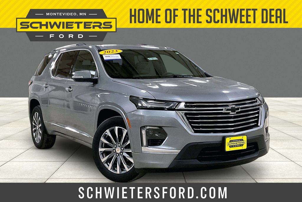 Sterling Gray Metallic 2023 Chevrolet Traverse SUV / Crossover Four-Wheel Drive 9-Speed Automatic