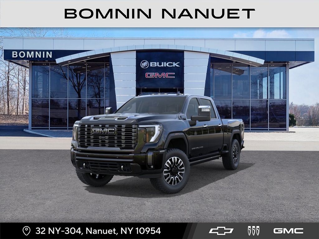 Onyx Black 2026 GMC Sierra 2500HD Denali Ultimate Crew Cab 4WD Pickup Truck Four-Wheel Drive Automatic