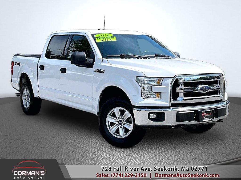 Oxford White 2016 Ford F-150 Pickup Truck Four-Wheel Drive 6-Speed Automatic