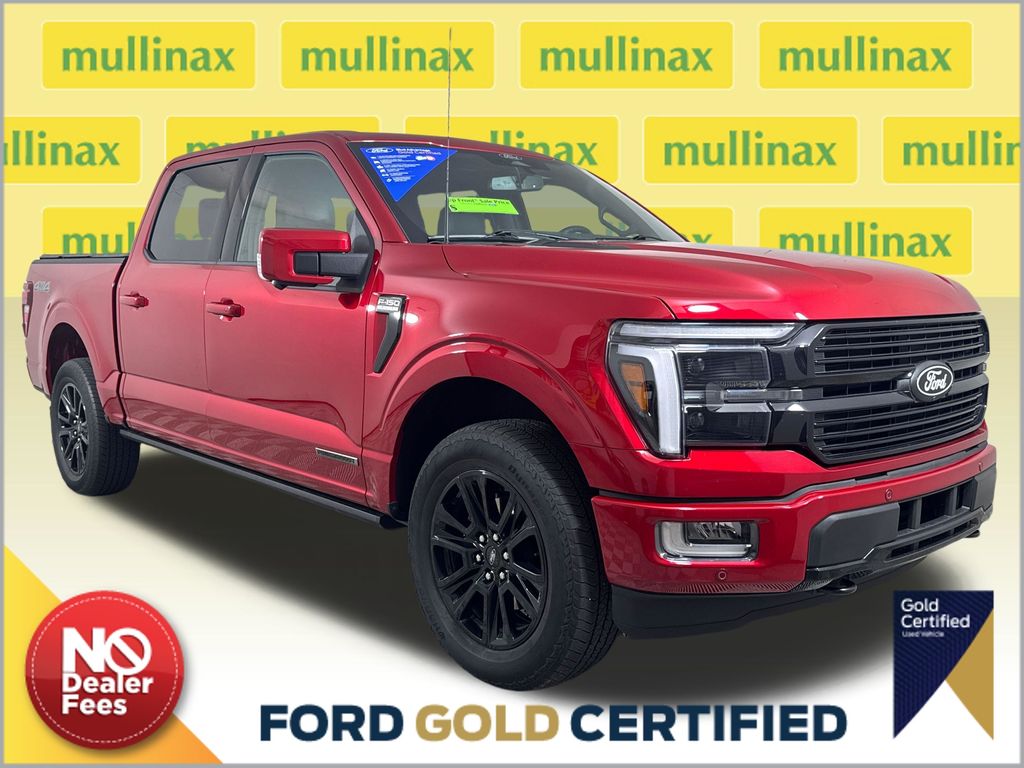 Red Metallic 2025 Ford F-150 Pickup Truck Four-Wheel Drive Automatic
