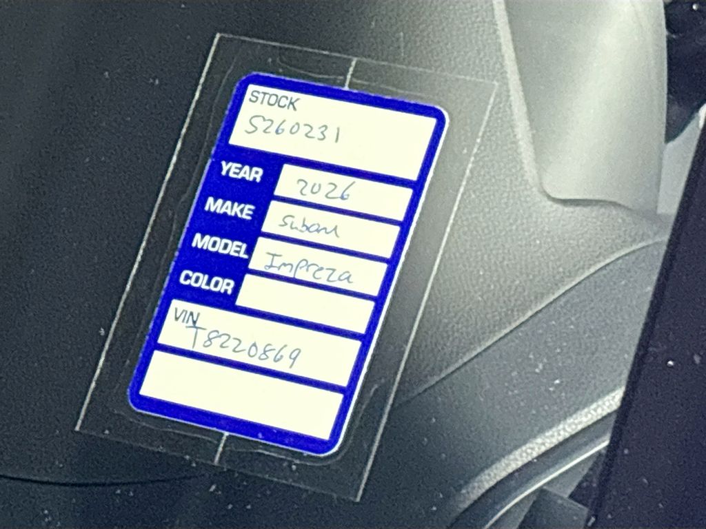 2026 Subaru Impreza Sport