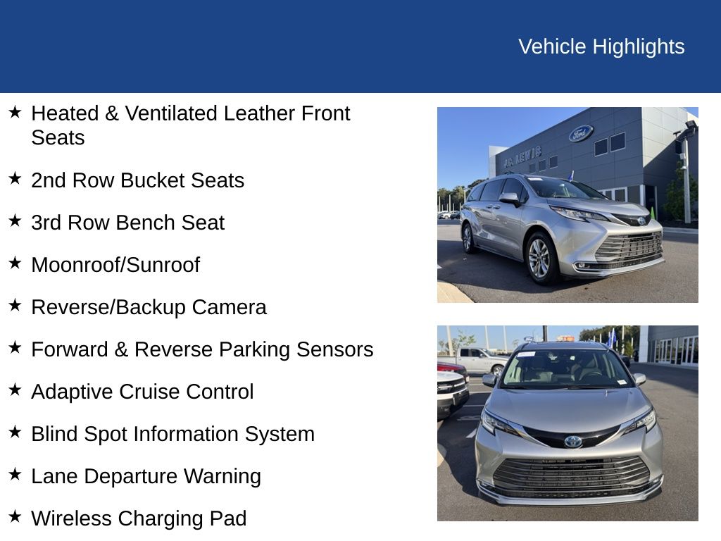 2021 Toyota Sienna Limited 7-Passenger
