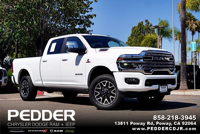 Bright White Clearcoat 2025 RAM 3500 Pickup Truck Four-Wheel Drive 8-Speed Automatic