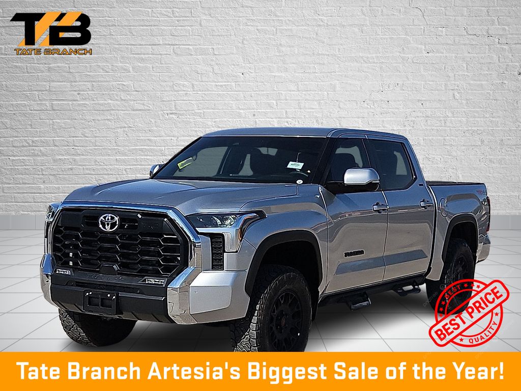 Celestial Silver Metallic 2026 Toyota Tundra SR5 CrewMax Cab 4WD Pickup Truck Four-Wheel Drive Automatic