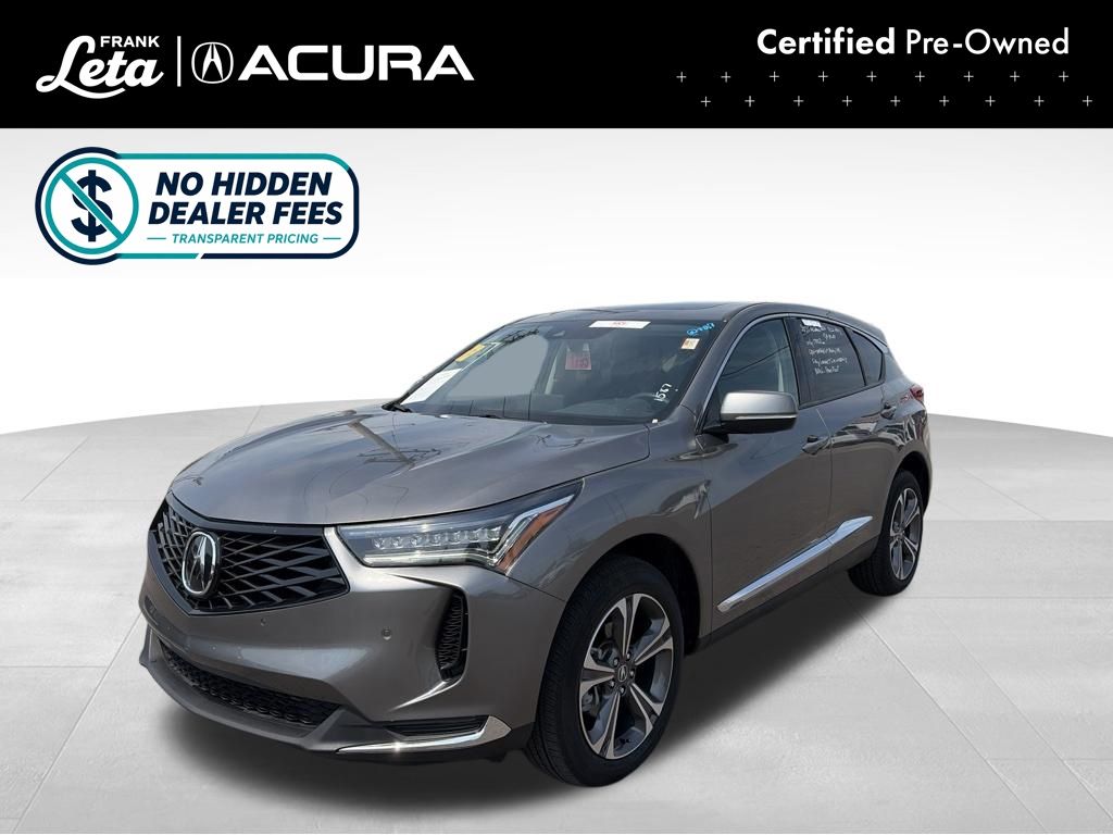 Liquid Carbon Metallic 2025 Acura RDX SUV / Crossover All-Wheel Drive Automatic