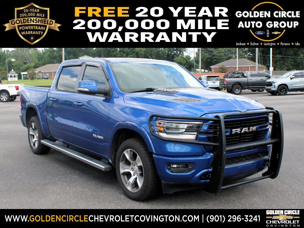 Blue Streak Pearlcoat 2019 RAM 1500 Pickup Truck Four-Wheel Drive 8-Speed Automatic