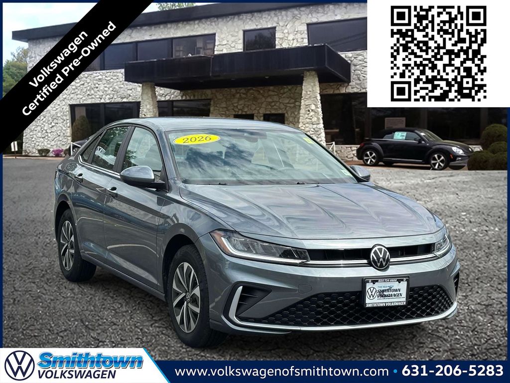 Platinum Gray Metallic 2026 Volkswagen Jetta Sedan Front-Wheel Drive 8-Speed Automatic