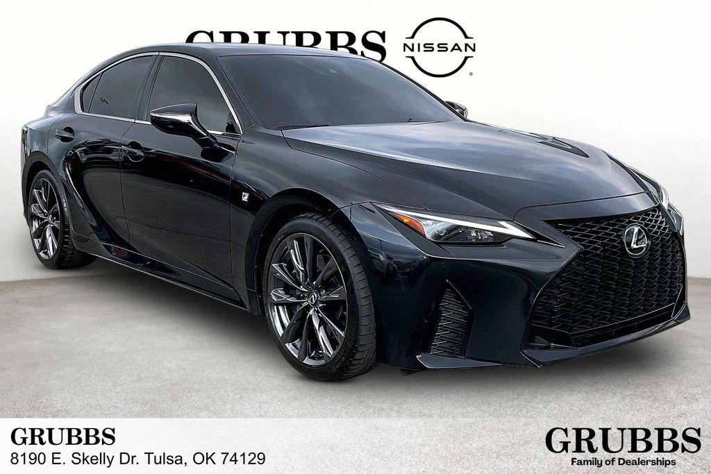 Black (Caviar) 2024 Lexus IS 350 F Sport RWD Sedan Rear-Wheel Drive 8-Speed Automatic