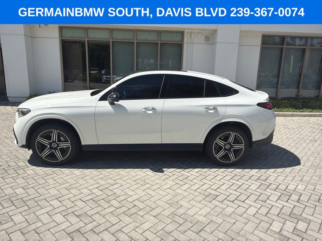 Used 2024 White Mercedes-Benz GLC 300 Coupe image 2
