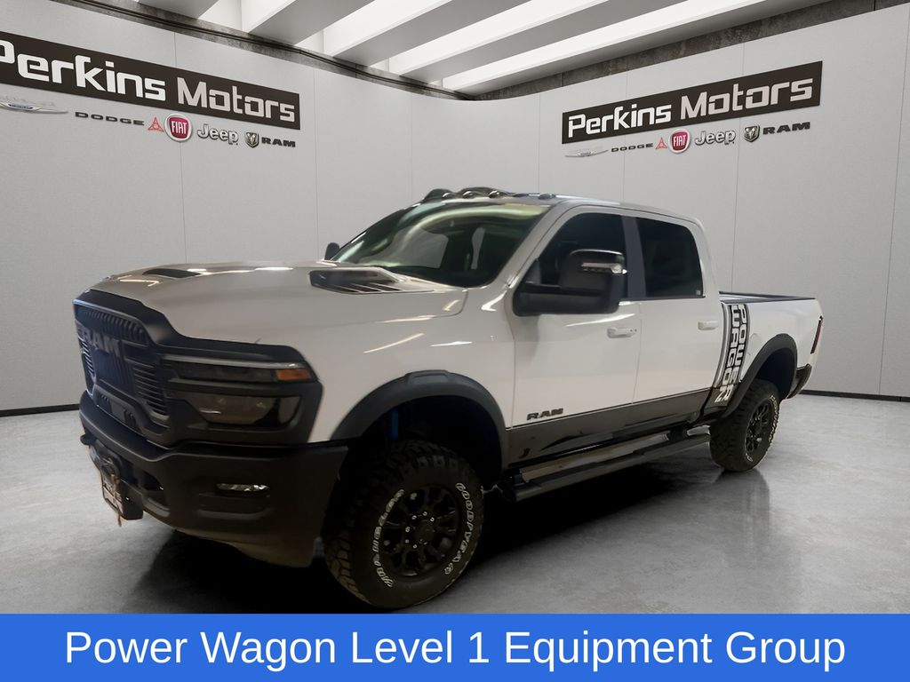Bright White Clearcoat 2026 RAM 2500 Pickup Truck Four-Wheel Drive 8-Speed Automatic