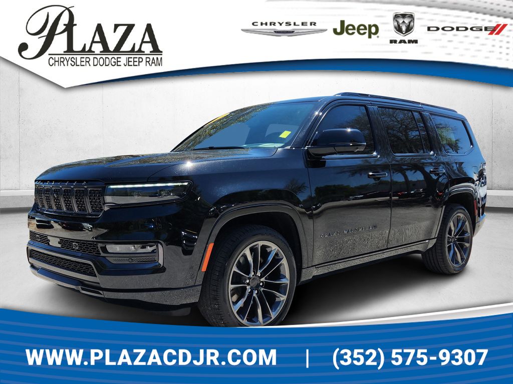 Diamond Black 2025 Jeep Grand Wagoneer Obsidian 4WD SUV / Crossover Four-Wheel Drive 8-Speed Automatic
