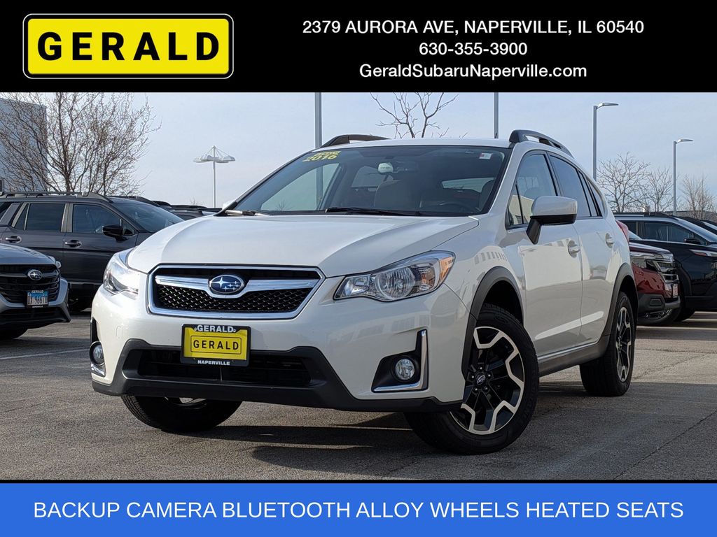 Crystal White Pearl 2016 Subaru Crosstrek Premium AWD SUV / Crossover All-Wheel Drive Continuously Variable Transmission