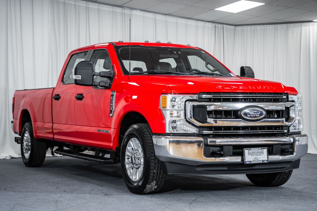 Race Red 2022 Ford F-350 Super Duty XL Crew Cab RWD Pickup Truck 4X2 Automatic