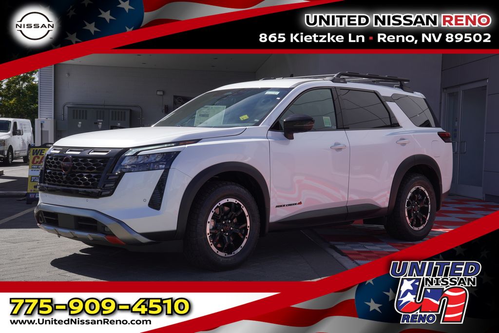 Everest White Pearl Tricoat 2026 Nissan Pathfinder SUV / Crossover All-Wheel Drive 9-Speed Automatic