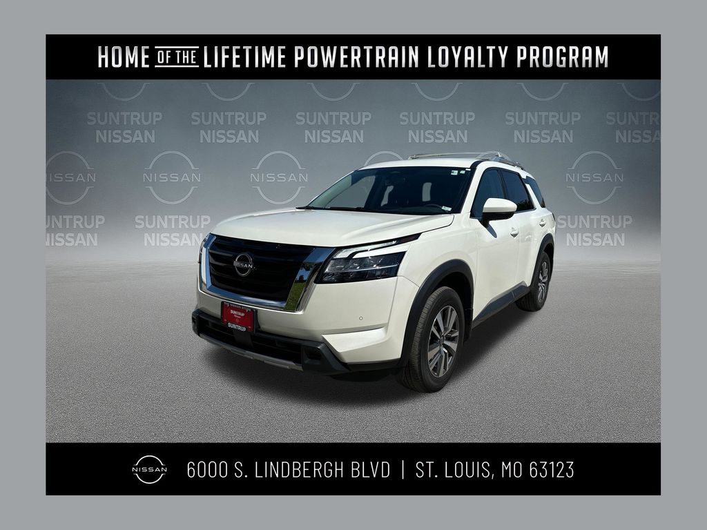 Pearl White Tricoat 2024 Nissan Pathfinder SL FWD SUV / Crossover Front-Wheel Drive 9-Speed Automatic