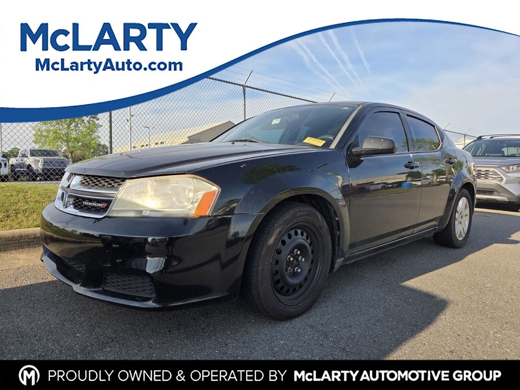 Black Clearcoat 2013 Dodge Avenger SE FWD Sedan Front-Wheel Drive 4-Speed Automatic