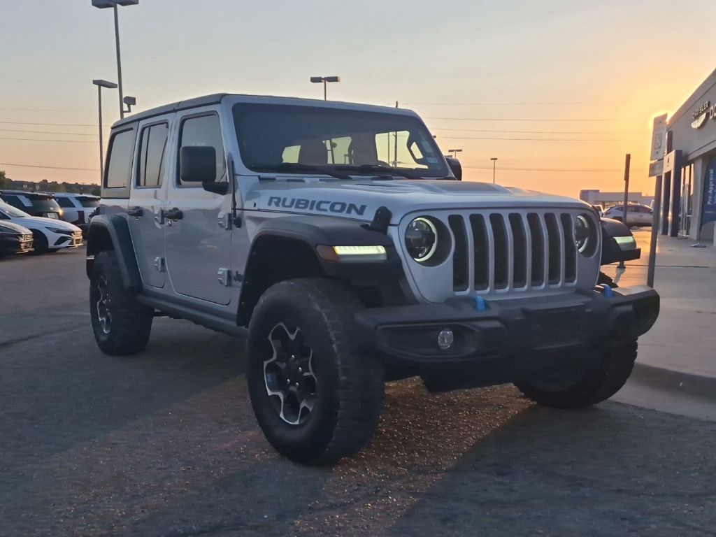 Silver Zynith Clearcoat 2023 Jeep Wrangler 4xe SUV / Crossover Four-Wheel Drive 8-Speed Automatic