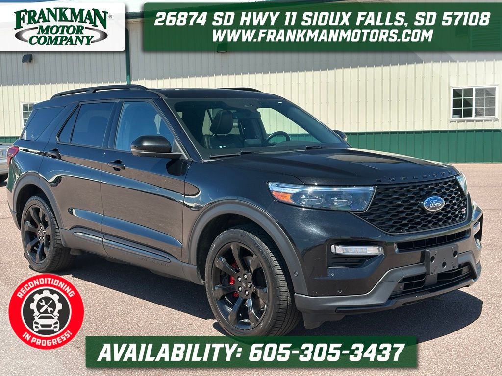 Agate Black Metallic 2020 Ford Explorer SUV / Crossover All-Wheel Drive Automatic